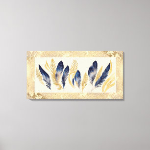 32" x 16" Vögel einer Feder Leinwanddruck