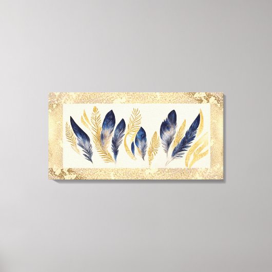 32" x 16" Vögel einer Feder Leinwanddruck (Vorderseite)