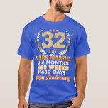 32 Years Married Happy 32nd Wedding Anniversary Co T-Shirt<br><div class="desc">32 Years Married Happy 32nd Wedding Anniversary Couple Ring  .</div>