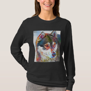 3301c Sibirischer Husky T-Shirt