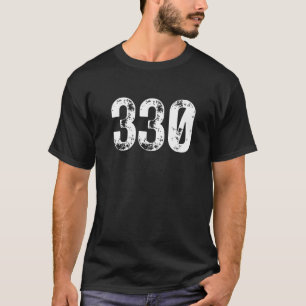 330 Vorwahl Akron OH Mobiltelefon Vorwahl T-Shirt