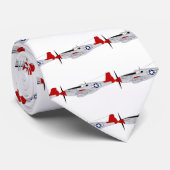 332nd Kämpfer-Gruppe - rote Schwänze - Tuskegee Krawatte (Gerollt)