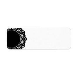 3332__doily-shape-1 BLACK WHITE CIRCLE SHAPES DOIL