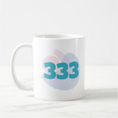333 Angel Guidance Affirmation Manifestation Kaffeetasse (Links)