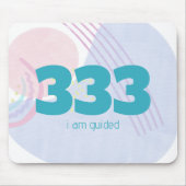 333 Angel Guidance Affirmation Manifestation Mousepad (Vorne)
