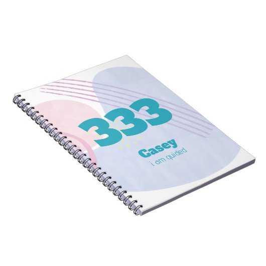 333 Angel Guidance Affirmation Manifestation Notizblock (Rechte Seite)