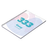 333 Angel Guidance Affirmation Manifestation Notizblock (Linke Seite)