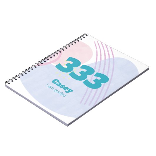 333 Angel Guidance Affirmation Manifestation Notizblock (Linke Seite)