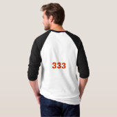 333 bin ich nur HALB schlecht! T-Shirt (Schwarz voll)
