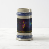 333 - DIE ENGELS-ZAHL (Nebelflecke), 18oz Stein Bierglas (Mittel)