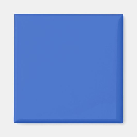 3366CC Solid Blue Background Color Template Magnet (Vorne)