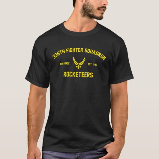 336. Kämpfer Squadron Rocketeers T Shirt (Vorderseite)