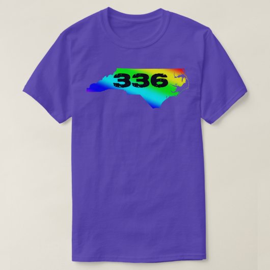 336 Regenbogen T-Shirt (Design vorne)