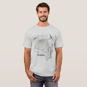 337 Vogel-Diagramm T-Shirt (Vorne ganz)