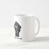 337px-Fist.svg [1], schwarzer Power Kaffeetasse (VorderseiteRechts)