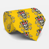 338 Skull King Color Krawatte (Gerollt)