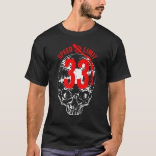 33 13 U/min Geschwindigkeitsbegrenzung Vinyl Recor T-Shirt