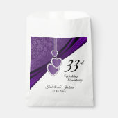 33./47. Jahrestag der Hochzeit von Amethyst Geschenktütchen (Vorderseite)