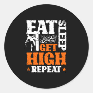 33.Arborist für einen Baumtrimmer Runder Aufkleber