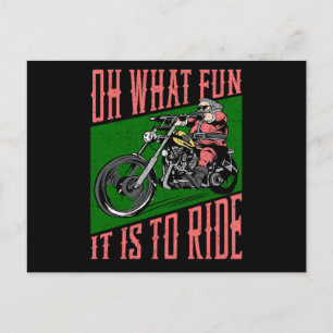 33.Biker Oh Was Für Ein Spaß Es Ist Zu Fahren Weih Einladungspostkarte