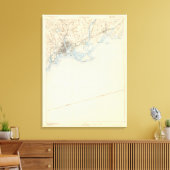 33 Bridgeport-Blatt Leinwanddruck (Insitu (Wohnzimmer))