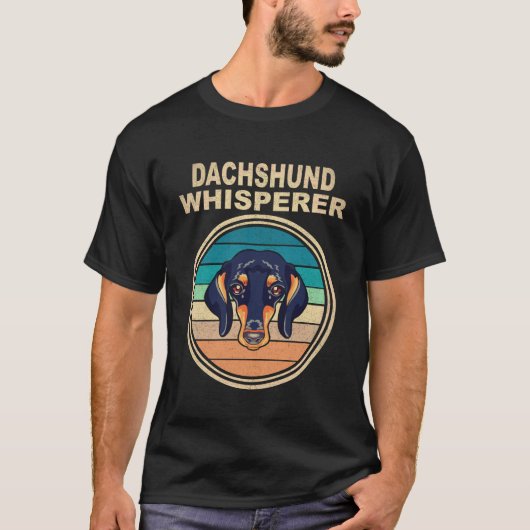 33 Dackelflüsterer Vintage T-Shirt (Vorderseite)