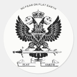 33 DEGREE Doppelgehackte Kopfklemme Runder Aufkleber