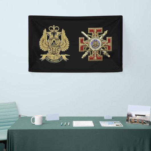 33. Degree Mason Banner (Messeveranstaltung)