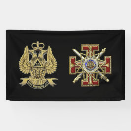 33. Degree Mason Banner