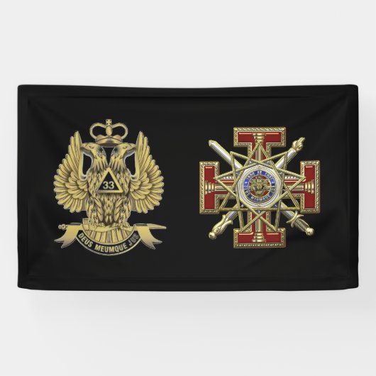 33. Degree Mason Banner (Horizontal)