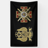 33. Degree Mason Banner (Vertikal)