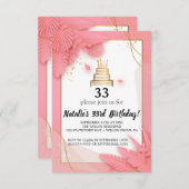 33. EINLADUNG (Vorne/Hinten)