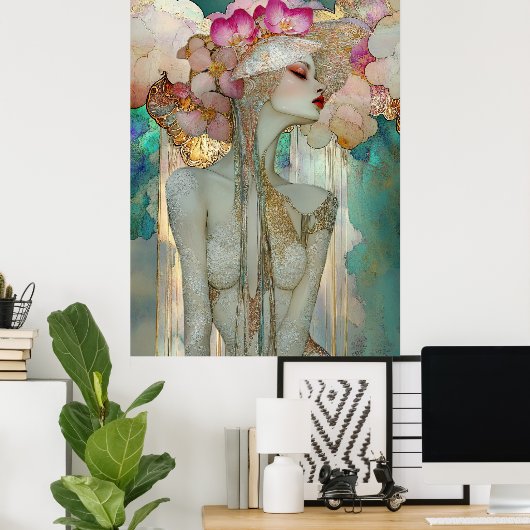*~* 33 FD2 Fantasy Nouveau Ethereal Dreamlike Poster (Heimbüro)