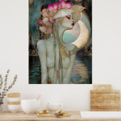 *~* 33 FD2 Nouveau Fantasy Ethereal Dreamlike Poster (Küche)