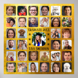 33 Fotos für die Personalisierung des Graduationsp Poster
