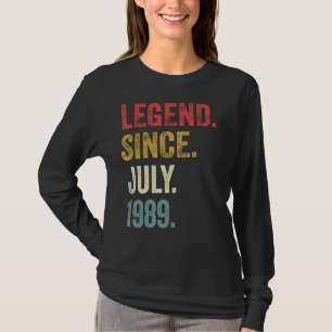 33. Geburtstag 33 Jahre alte Legende seit Juli 198 T-Shirt