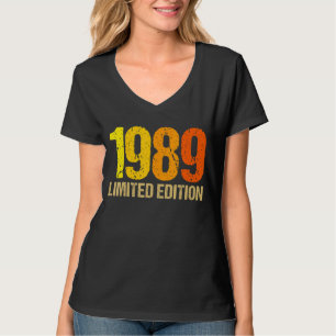 33. Geburtstag Ladys Mens 33 Jahre 1989 Geschenk 9 T-Shirt