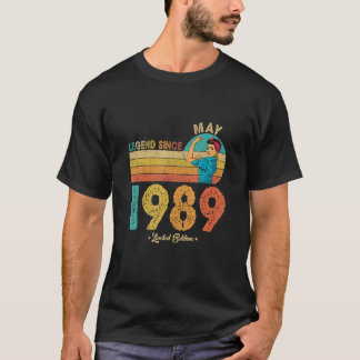 33. Geburtstag Mai 1989 Legend Seit 1989 33 Jahre T-Shirt