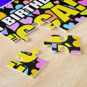 33. Geburtstag — Spaß, Liebende Herzformen + "33" Puzzle (Seite)