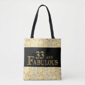 33. Geburtstag Tasche (Vorderseite)
