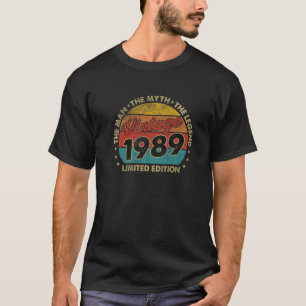 33. Geburtstag Vintag Limited Edition 1989 33 Jahr T-Shirt