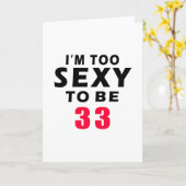 33 Geburtstagsdesigns Karte (Gelbe Blume)