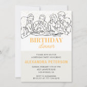 33. Geburtstagseinladung Geburtstagsessen Einladung (Vorderseite)