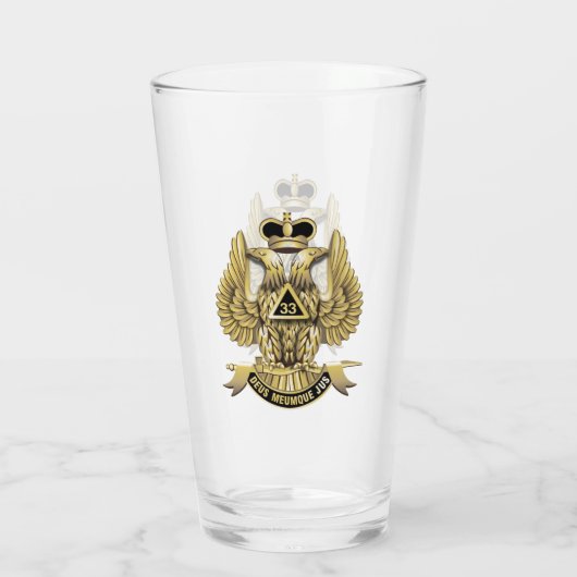 33 Grad Freemason Glas (Rückseite)