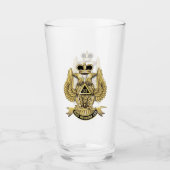 33 Grad Freemason Glas (Vorderseite)