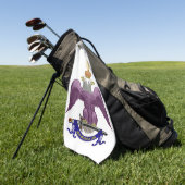 33 Grad Freemason Golfhandtuch (Gras)