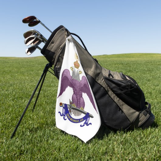 33 Grad Freemason Golfhandtuch (Gras)