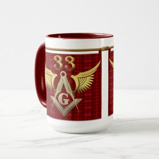 33. Grad-Freimaurer Tasse (Vorderseite Links)