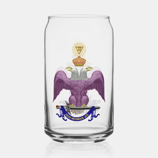 33-Grad-Hartglas Dosenglas (Vorderseite)