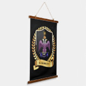 33 Grad Mason Hängeband Wandteppich Mit Holzrahmen (Gewinkelt)